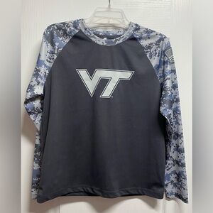 Virginia Tech Youth OHT long sleeve Camo Shirt. Size XL